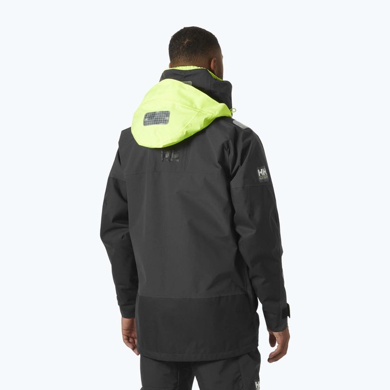 Geacă de ploaie pentru bărbați  Helly Hansen Skagen Offshore ebony 2