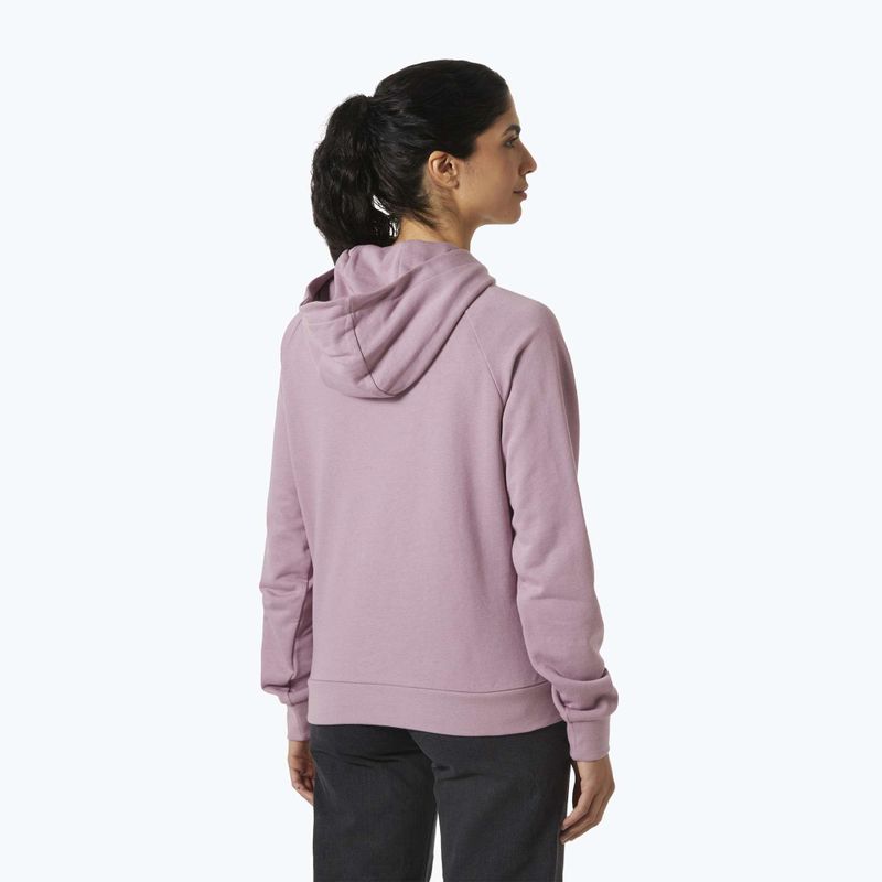 Hanorac pentru femei Helly Hansen Core Graphic Hoodie purple clay 2