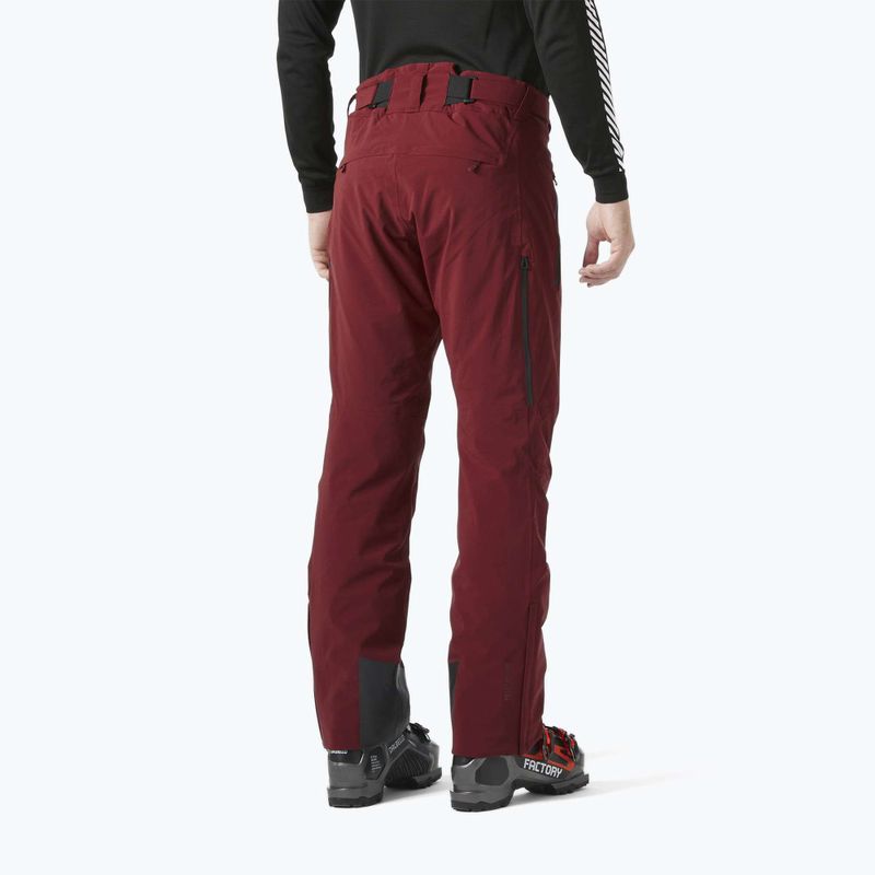 Pantaloni de schi pentru bărbați Helly Hansen Alpha Lifaloft mars red 2