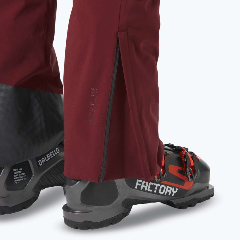Pantaloni de schi pentru bărbați Helly Hansen Alpha Lifaloft mars red 5