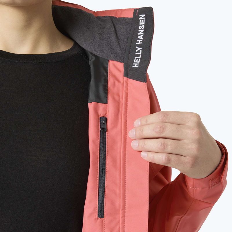 Geacă de navigație pentru femei Helly Hansen Crew Hooded 2.0 sunset pink 5