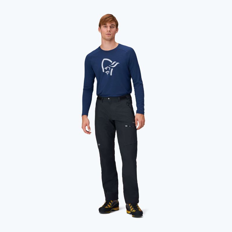 Pantaloni de trekking pentru bărbați NORRONA Falketind Gore-Tex caviar black 2