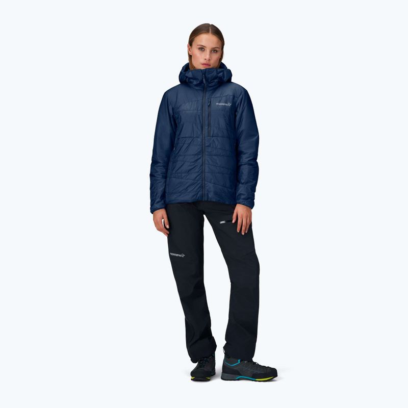 Geacă izolată pentru femei NORRONA Faketind Thermo40 Zip Hoodie indigo night 2