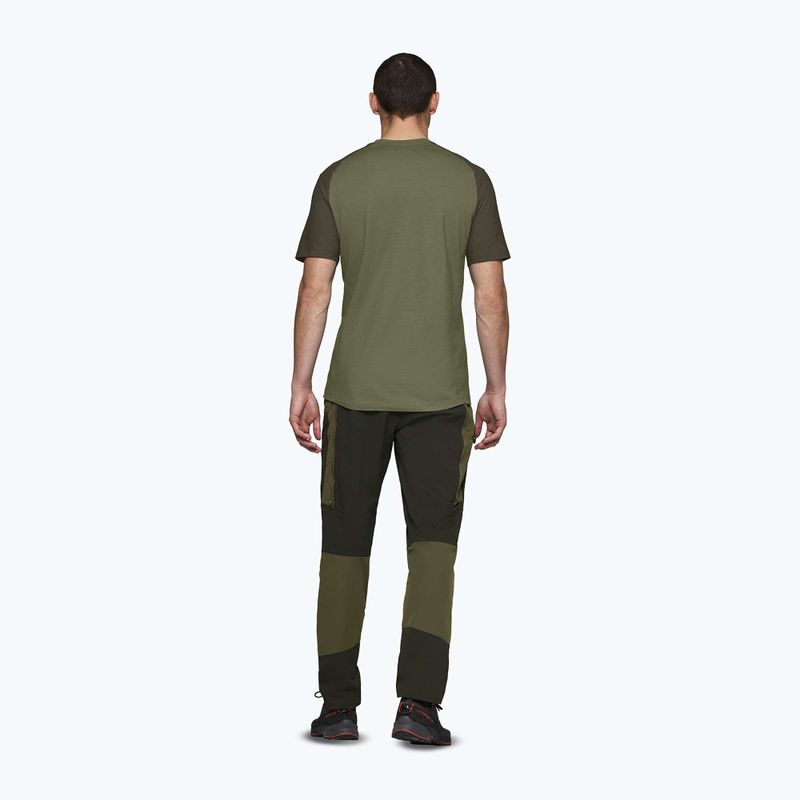 Tricou de trekking pentru bărbați NORRONA Femund PureUll loden green 3