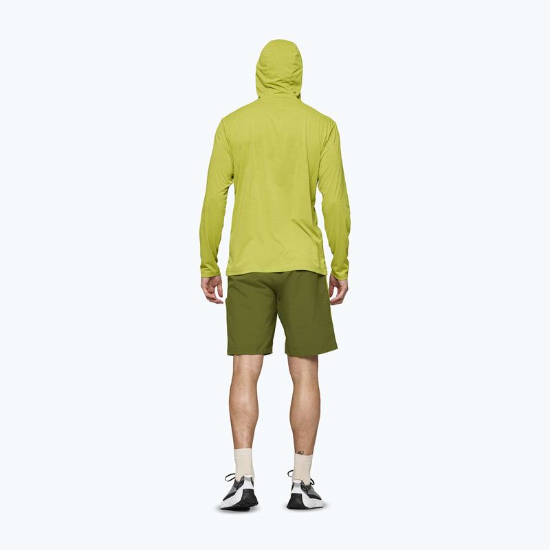 Bluză de trekking pentru bărbați NORRONA Femund Tech Hood golden lime 3