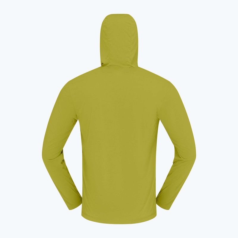 Bluză de trekking pentru bărbați NORRONA Femund Tech Hood golden lime 7