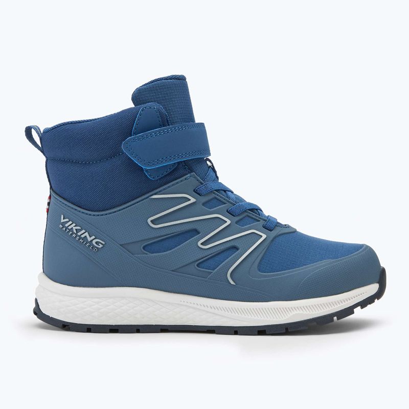 Ghete pentru copii Viking Footwear Equip Defence Warm WP 1V blue/ navy 2