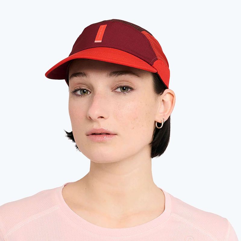 Șapcă cu cozoroc Ciele Athletics FSTCap SC Comp IconicVC roșu crin/verde glade 6