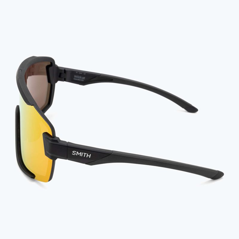 Ochelari de soare Smith Wildcat negru mat/roșu cromat cu oglindă roșie 5
