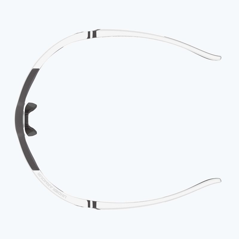 Ochelari de soare pentru bărbați Under Armour Yard Pro matte white/orange multilayer oleophobic 5