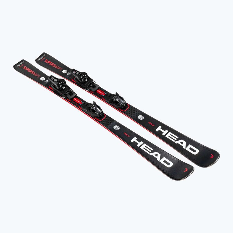 Schiuri de coborâre HEAD Supershape e-Rally SW BB-PR + PRD 12 GW black/red 2