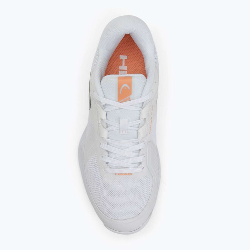 Încălțăminte de tenis pentru femei HEAD Sprint Team 4.0 white/ coral 5