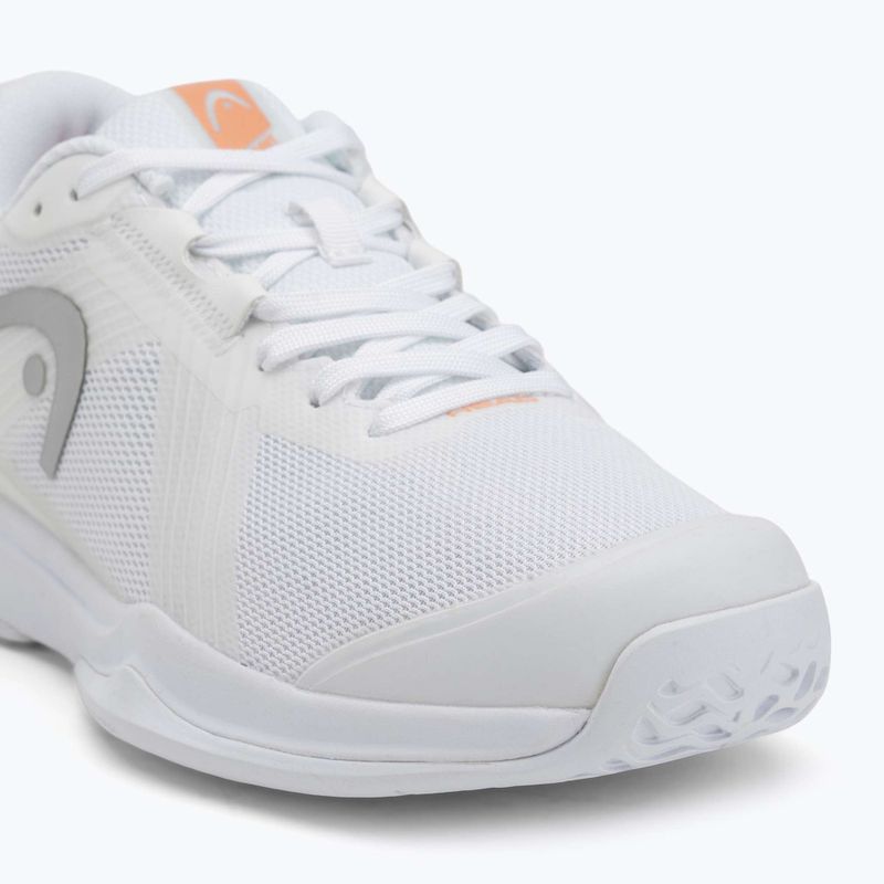 Încălțăminte de tenis pentru femei HEAD Sprint Team 4.0 white/ coral 7