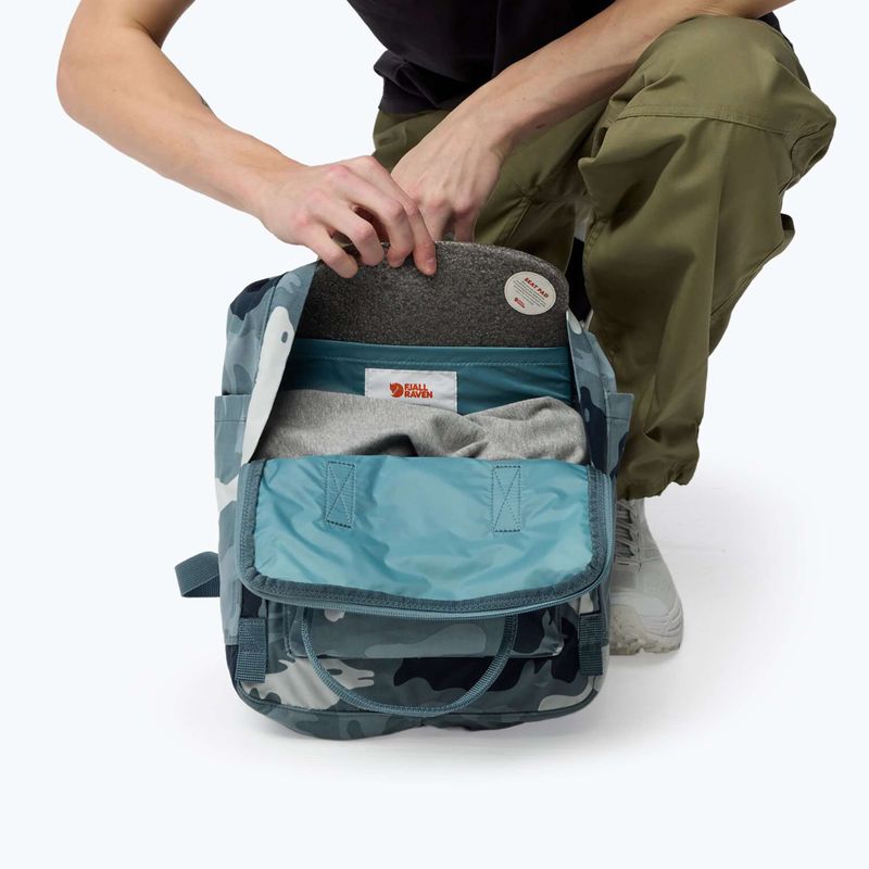Rucsac de oraș Fjällräven Kanken Graphics 16 l nimbus blue/hidden animals 4
