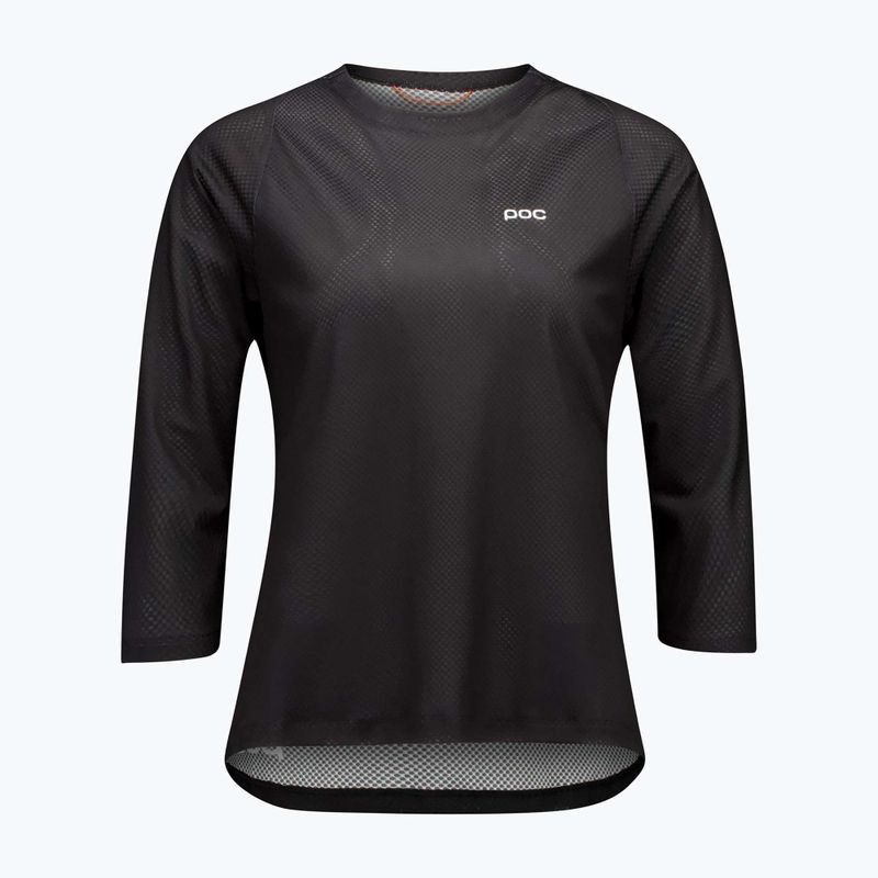 Tricou de ciclism pentru femei POC Motion Air Jersey 3/4 uranium black 3