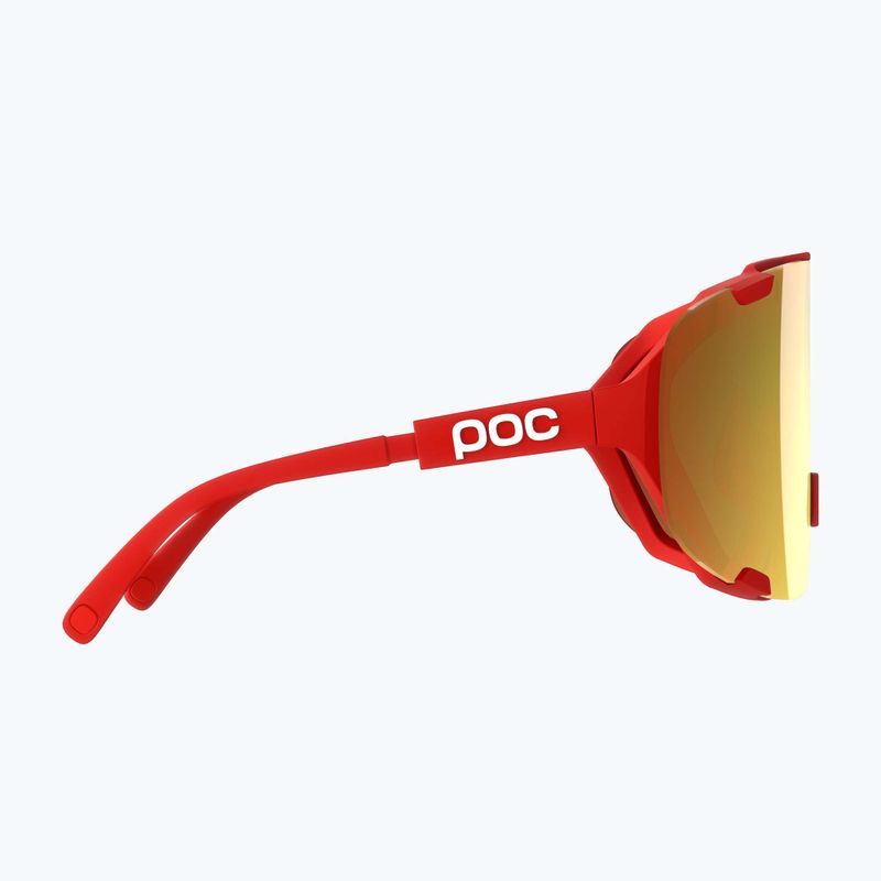 Ochelari de soare  POC Devour prismane red/clarity road/partly sunny gold 4