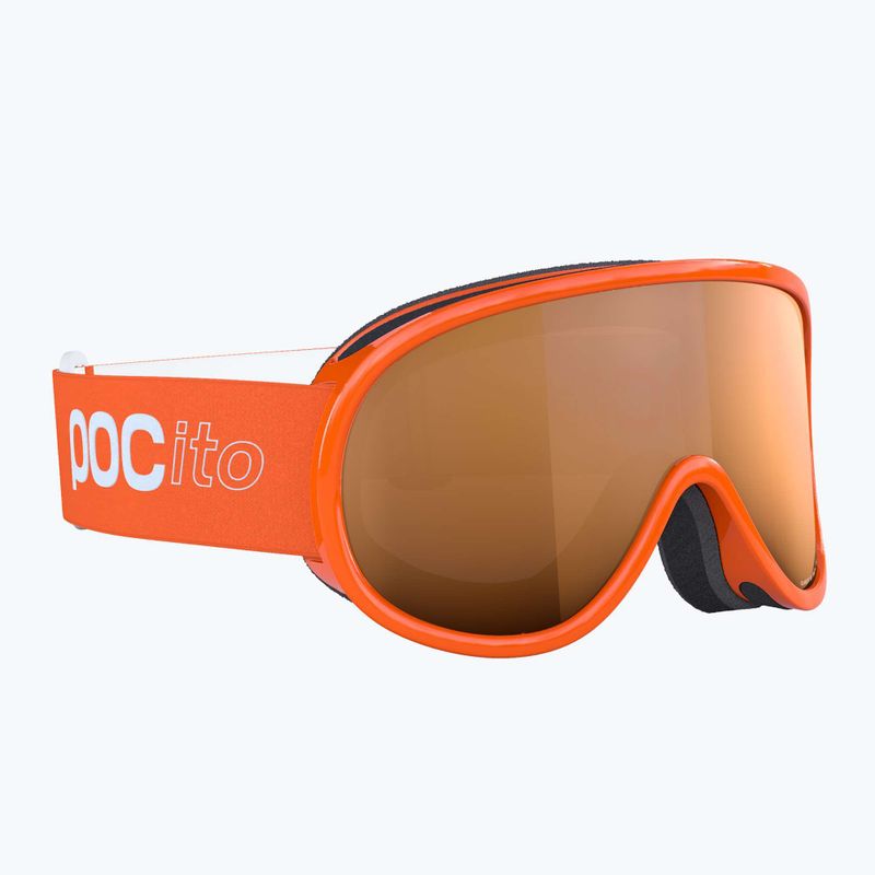 Ochelari de schi pentru copii POC POCito Retina Jr S2 fluorescent orange/partly sunny light orange 5