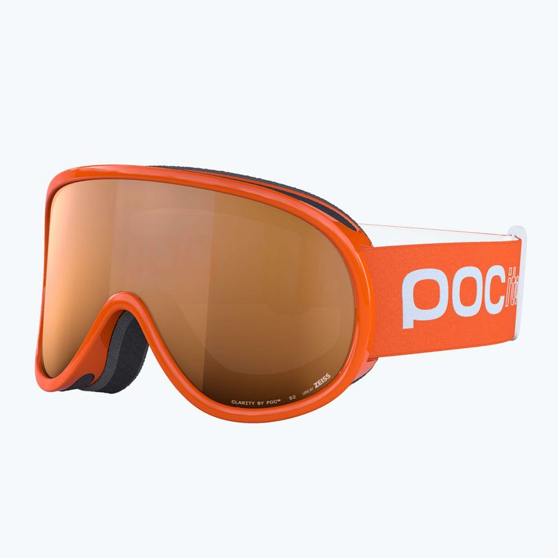 Ochelari de schi pentru copii POC POCito Retina Jr S2 fluorescent orange/partly sunny light orange 6