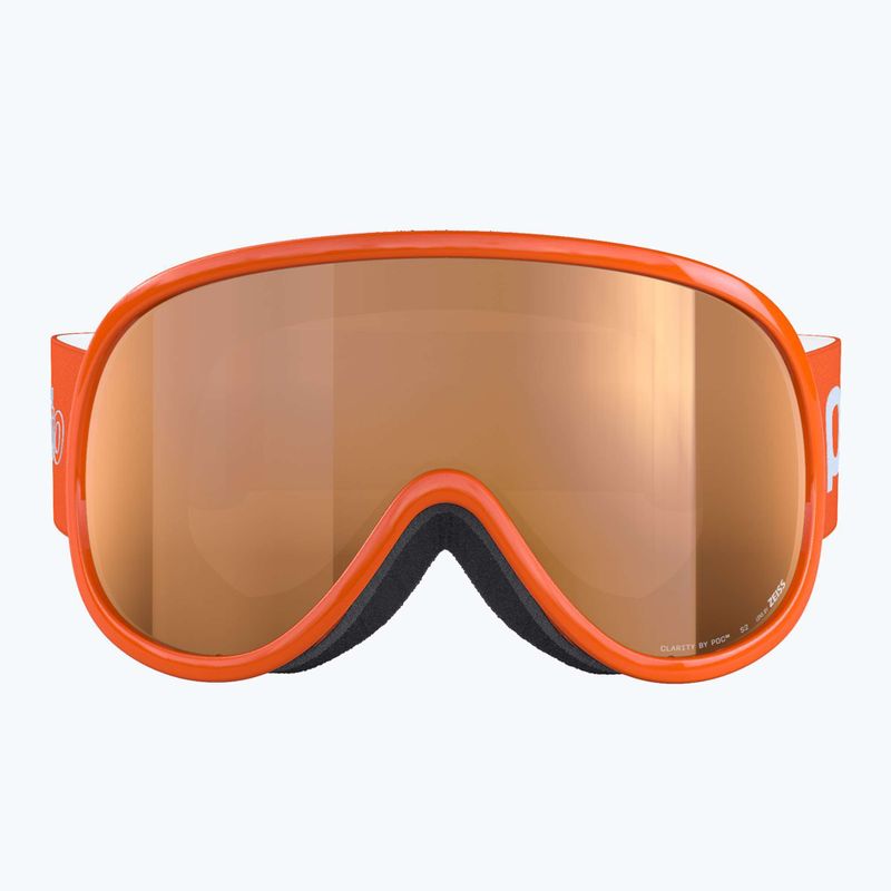Ochelari de schi pentru copii POC POCito Retina Jr S2 fluorescent orange/partly sunny light orange 7
