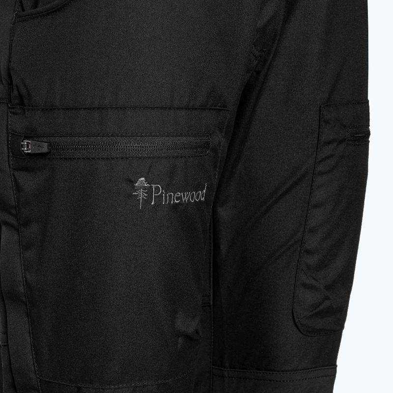 Pantaloni de trekking pentru femei Pinewood Caribou TC negru/negru 3