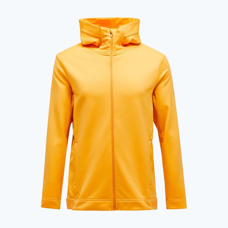 Hanorac pentru bărbați Peak Performance Rider Tech Zip Hood blazing orange 4