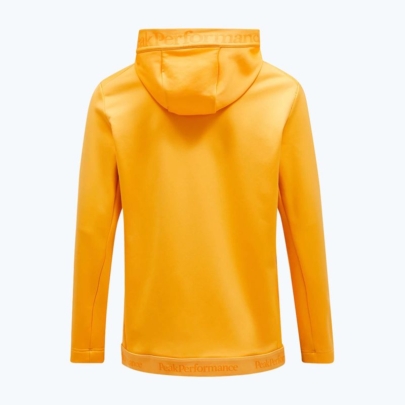 Hanorac pentru bărbați Peak Performance Rider Tech Zip Hood blazing orange 5