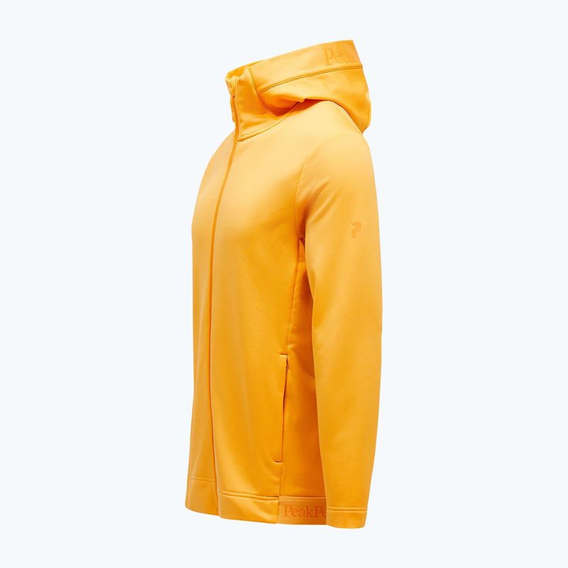 Hanorac pentru bărbați Peak Performance Rider Tech Zip Hood blazing orange 6