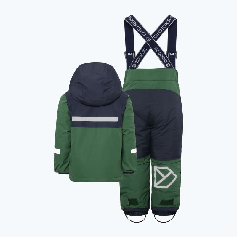 Set de schi pentru copii Didriksons Skare pine green 2