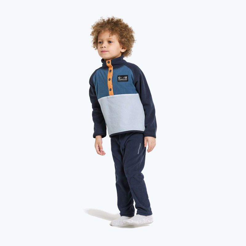 Bluză pentru copii Didriksons Monte Half Button cloud blue 2