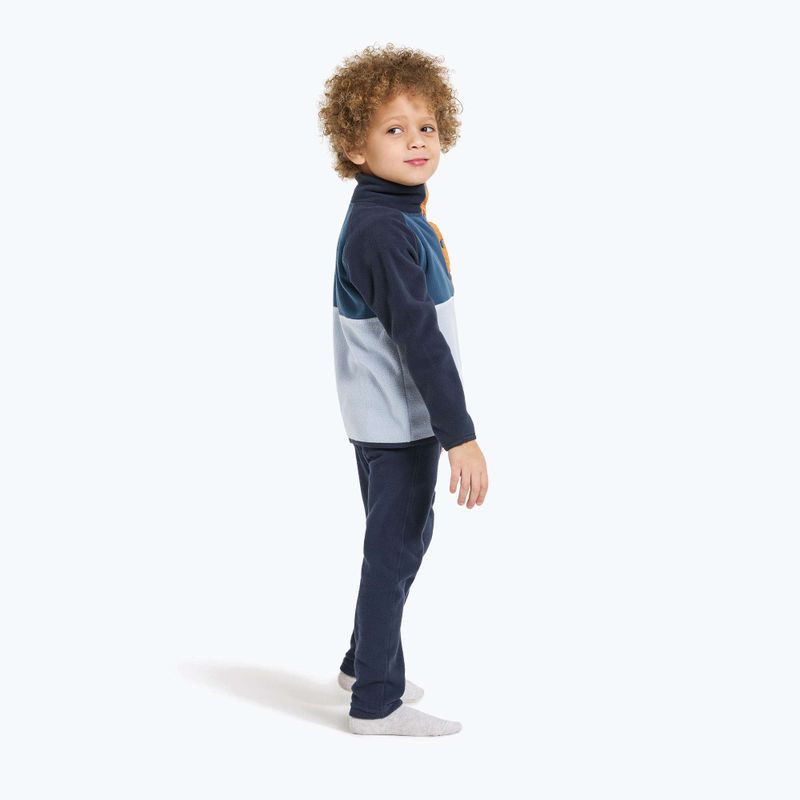 Bluză pentru copii Didriksons Monte Half Button cloud blue 4