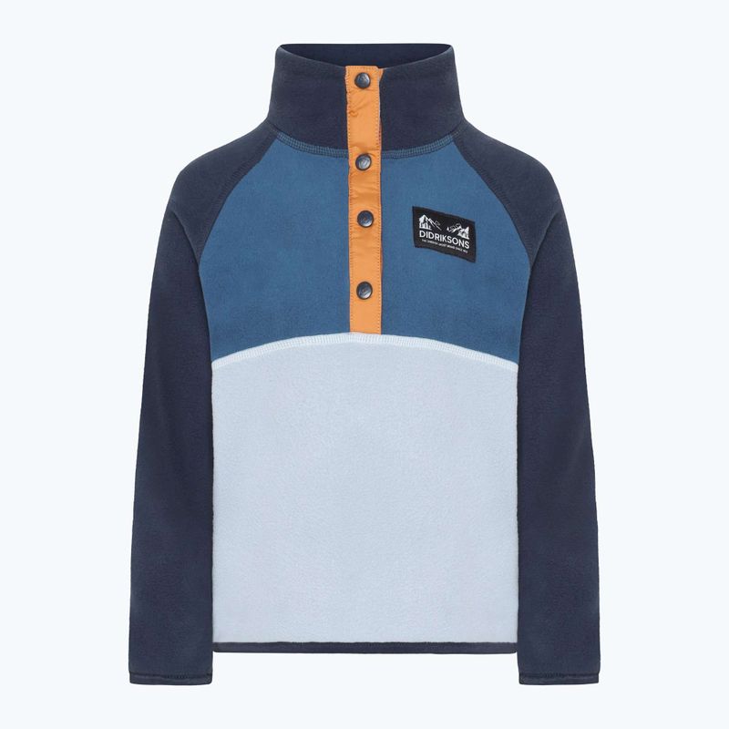 Bluză pentru copii Didriksons Monte Half Button cloud blue 7