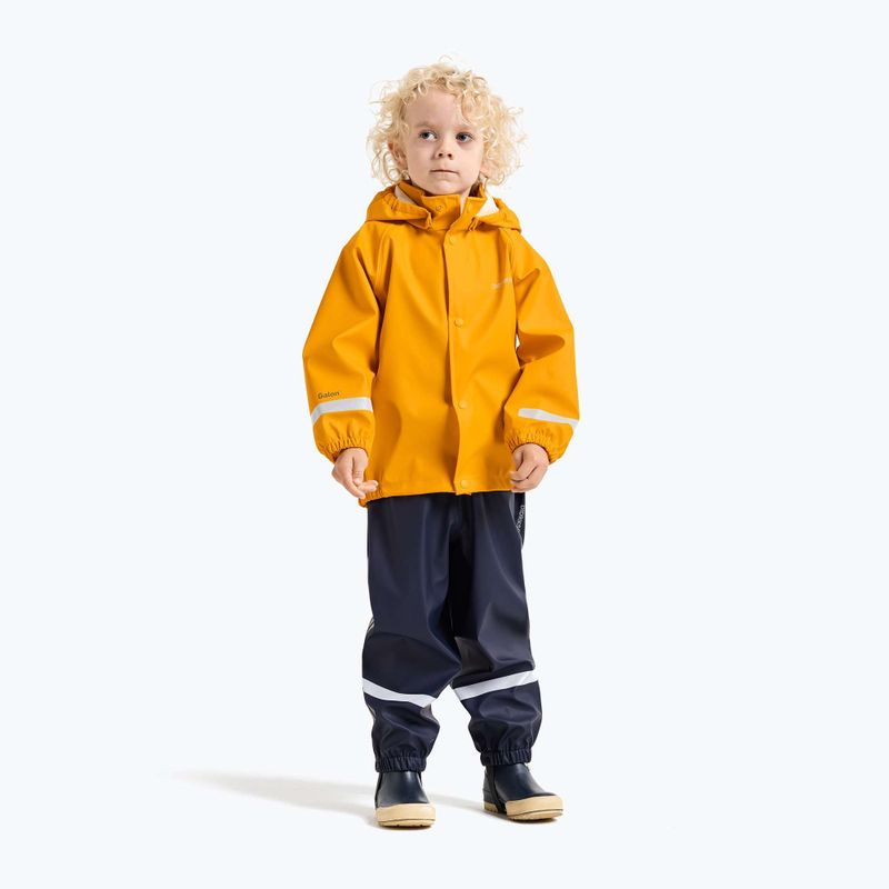 Geacă de ploaie pentru copii Didriksons Slaskeman oat yellow 2