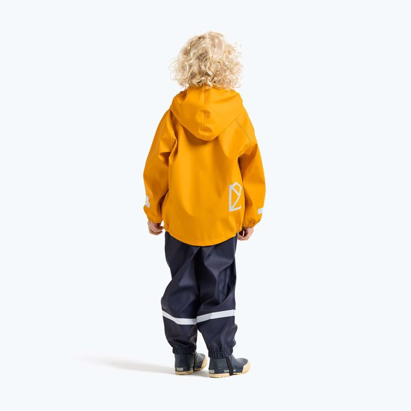 Geacă de ploaie pentru copii Didriksons Slaskeman oat yellow 3