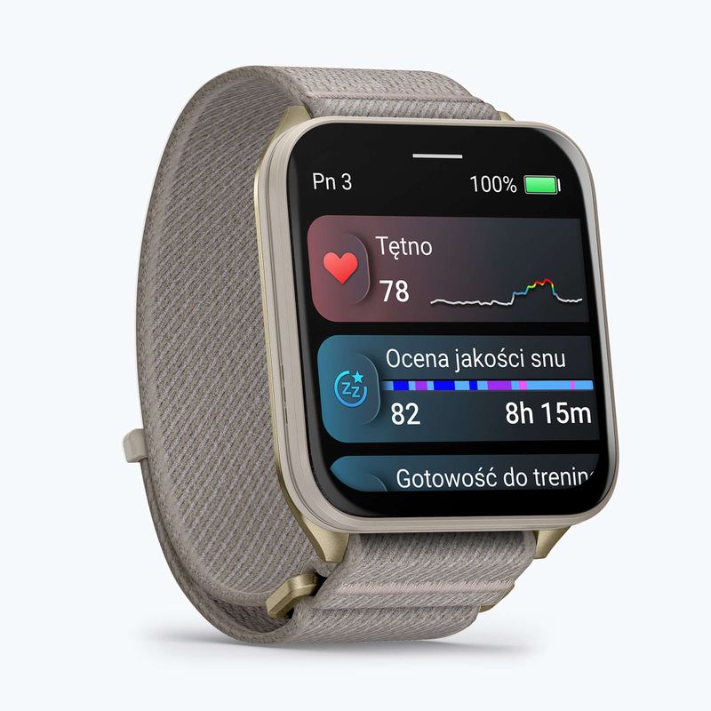 Ceas Garmin Venu X1 soft gold/french gray 2