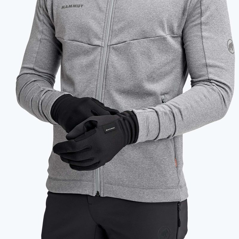 Mănuși de trekking Mammut Fleece Pro negru 5