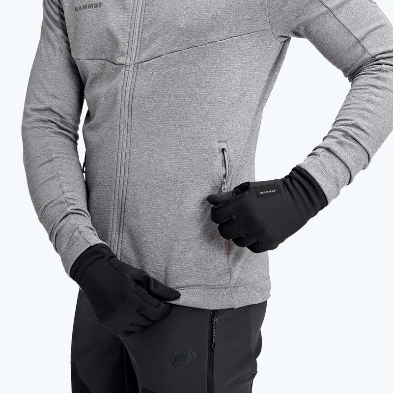 Mănuși de trekking Mammut Fleece Pro negru 6