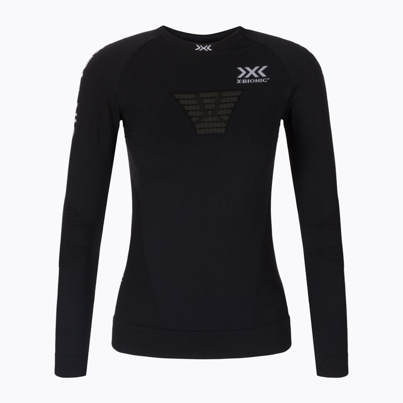 Bluză termică damă X-Bionic Invent 4.0 Run Speed black/charcoal