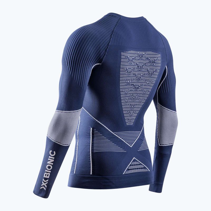 Bluză termică pentru bărbați X-Bionic Energy Accumulator 4.0 marine/optical white 2