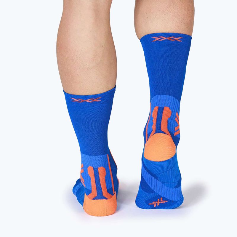 Șosete X-Socks Run Perform Warm Crew twyce blue/orange 5