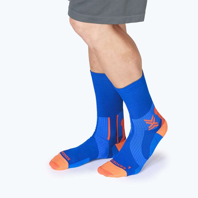 Șosete X-Socks Run Perform Warm Crew twyce blue/orange 6