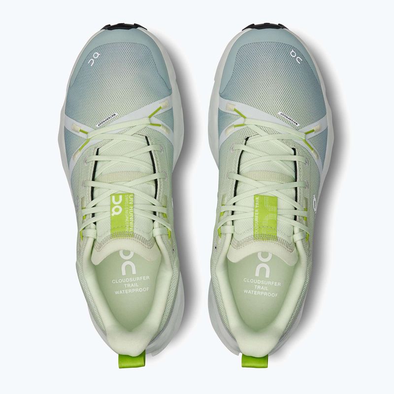 Încălțăminte de alergare pentru femei On Cloudsurfer Trail Waterproof lima/mineral 13
