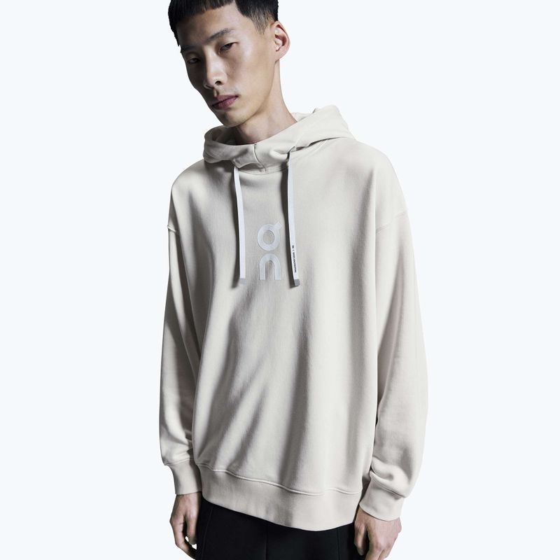 Bluză pentru bărbați On Club Hoodie silver 4