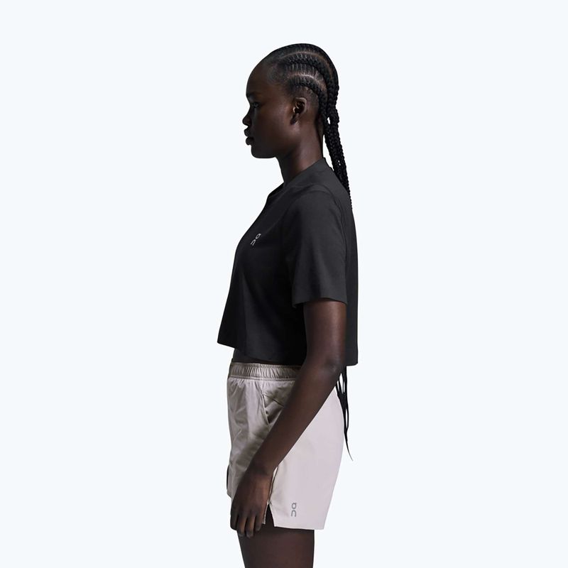 Tricou de antrenament pentru femei On Train-T Crop black 5