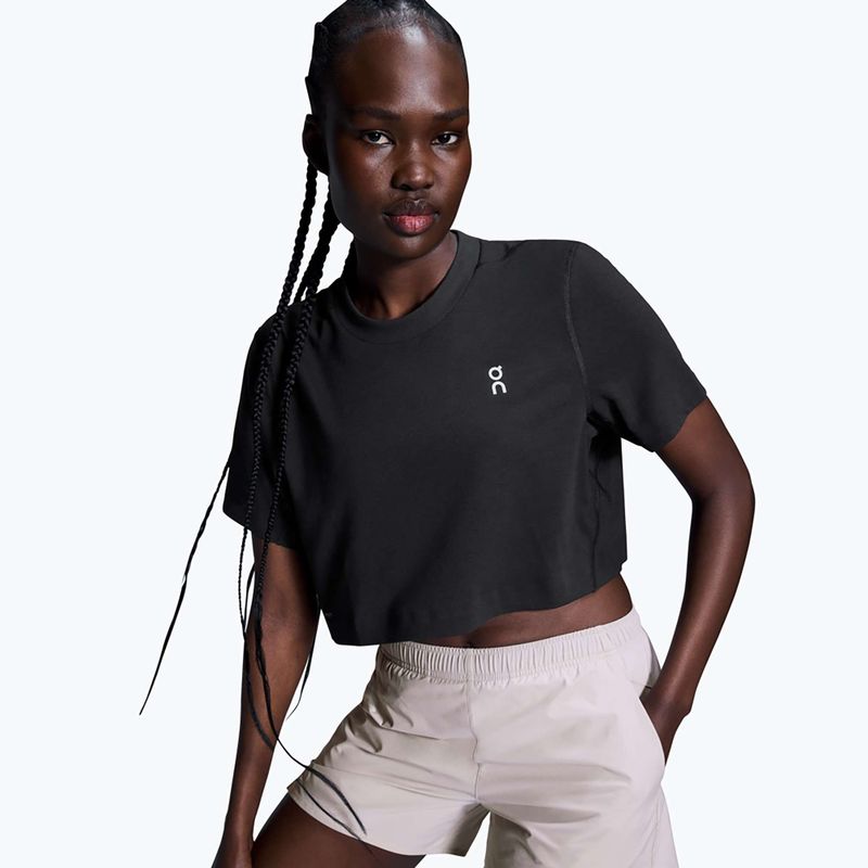 Tricou de antrenament pentru femei On Train-T Crop black 6