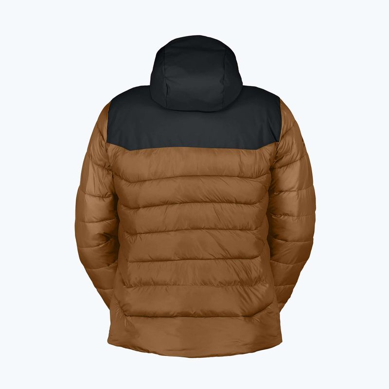 Geacă izolată pentru bărbați SCOTT Insuloft Warm black/bread brown 2