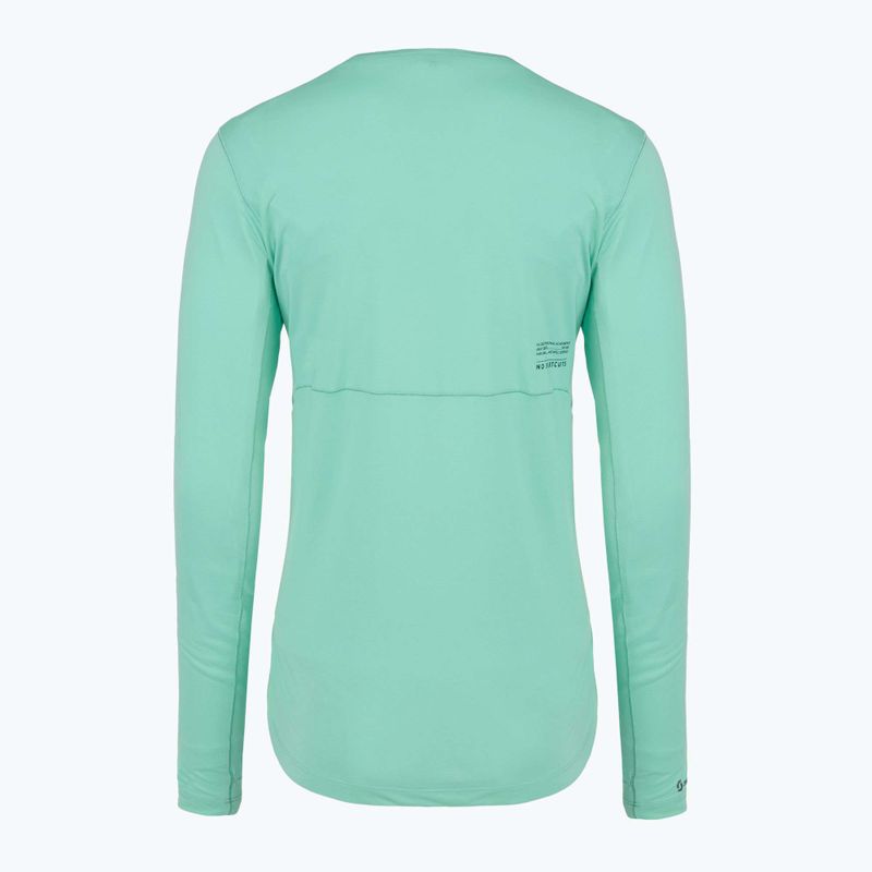 Longsleeve de alergare pentru femei SCOTT Endurance Tech miami green 2