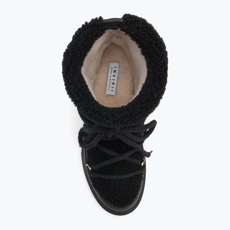 Ghete de iarnă pentru pentru femei INUIKII Curly black 5
