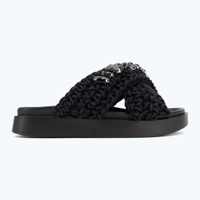 Șlapi pentru femei INUIKII Woven Stones black 2