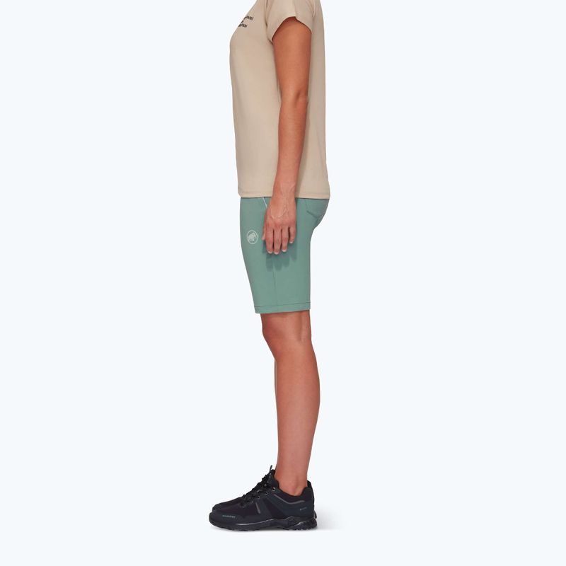 Pantaloni scurți de trekking pentru femei Mammut Runbold Roll Cuff verde 1023-00720-40236-36-10 4