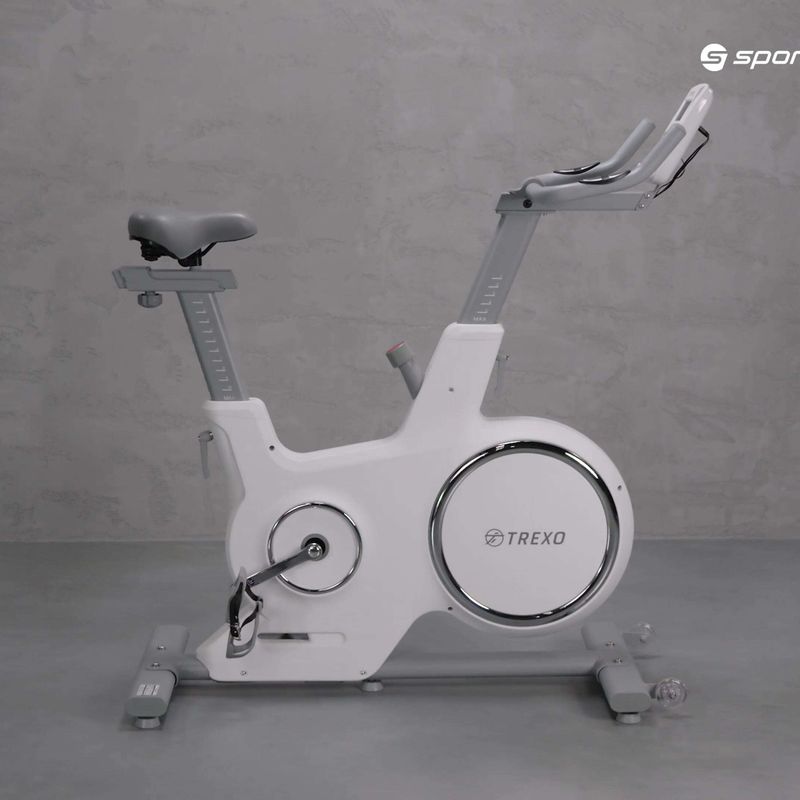 Bicicletă staționară XTREXO albă EB-500S 16